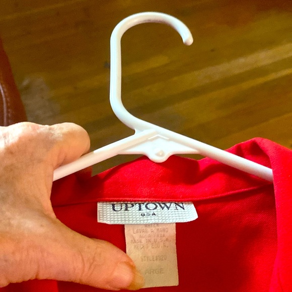 3/$15. Summer suit by Uptown USA, red, size L (juniors) - Picture 4 of 7